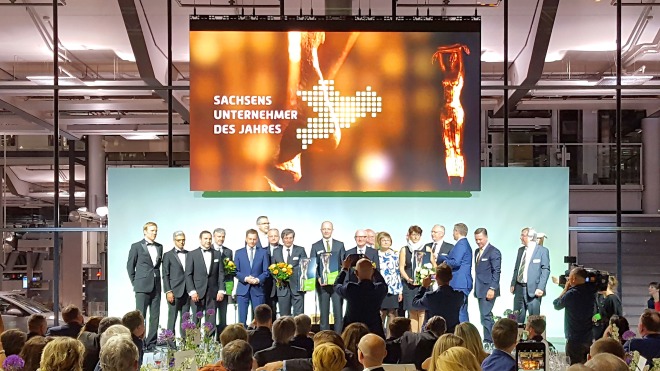 Auszeichnung Sachsens Unternehmer des Jahres 2018