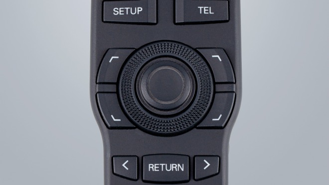 MMI radio remote control for the rear of the vehicle