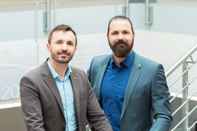 Sascha and Tim Berger lead the family-owned company digades GmbH