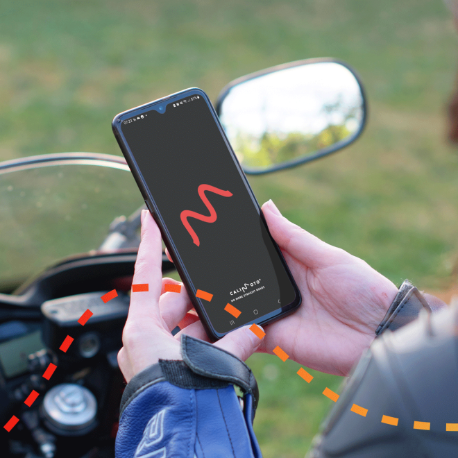 Motorcycle navigation and route planning with the unique Winding Roads Algorithm in the calimoto app