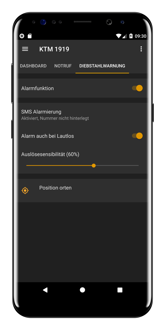 dguard App Diebstahlwarnung